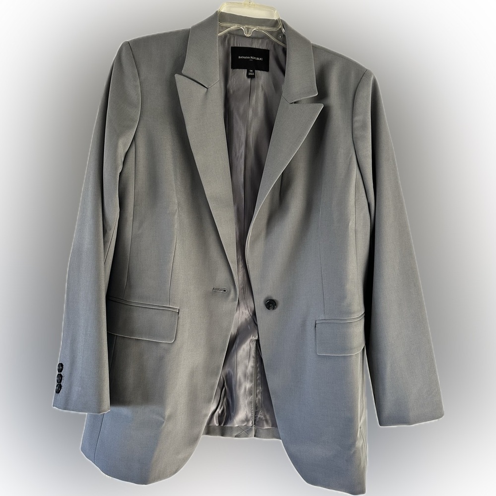 Banana Republic Gray Blazer